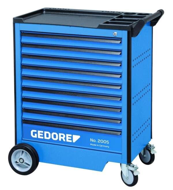 GEDORE  |  2003562  |  CARRO DE HERRAMIENTAS CAPACIDAD 500 KGS. 9 CAJONES