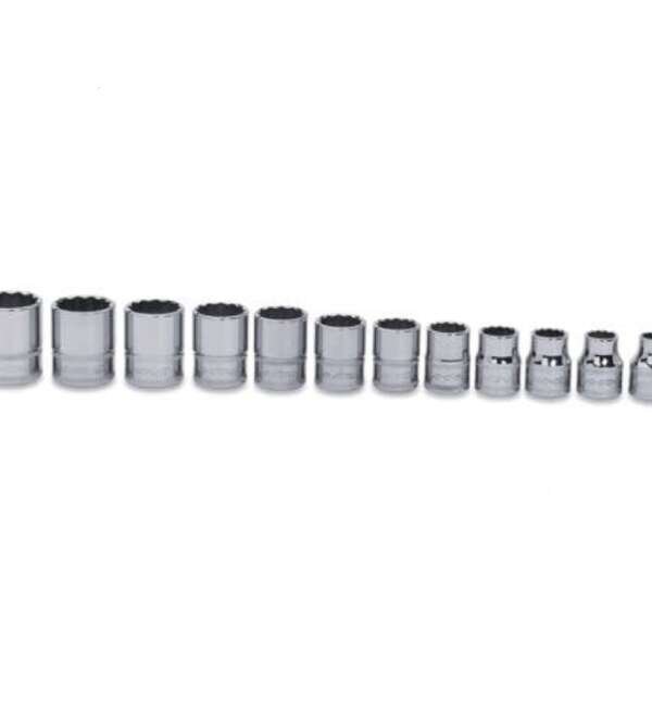 SNAPON  |  212FMY  |  JGO DE DADOS CORTOS DE 12 PUNTAS E-3/8" (8MM-20MM)