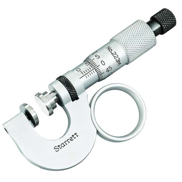 STARRETT  |  223MRL  |  MICROMETRO EXTERIOR ANALOGO PARA PAPEL 0-8.75MM