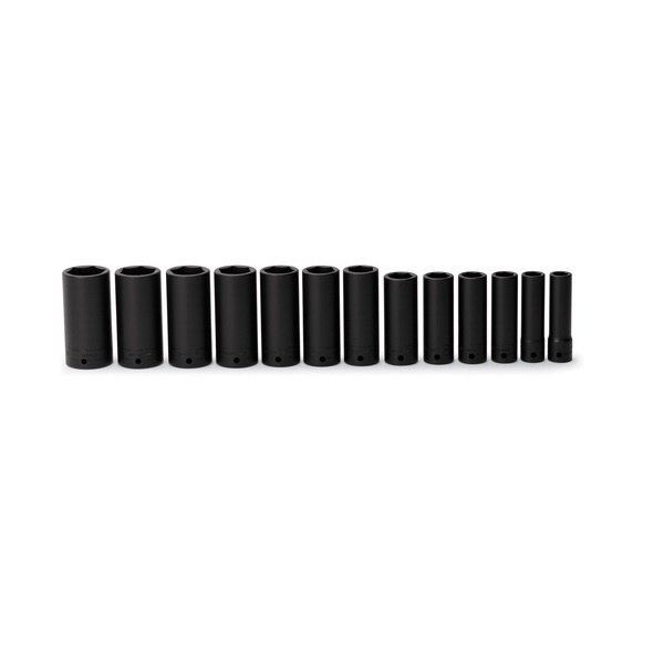 SNAPON  |  313SIMA  |  JGO. DE DADOS IMPACTO LARGOS HEXAGONALES E-1/2" 1/2" A 1 3/16"