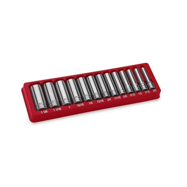 SNAPON  |  313SYA  |  JGO. DE DADOS LARGOS 12 PUNTAS. E-1/2" (3/8"- 1 1/8")