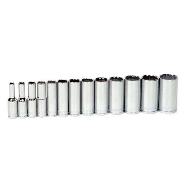WILLIAMS  |  31941  |  JGO. DADOS HEX LARGOS E-3/8 1/4-1" 13PZAS