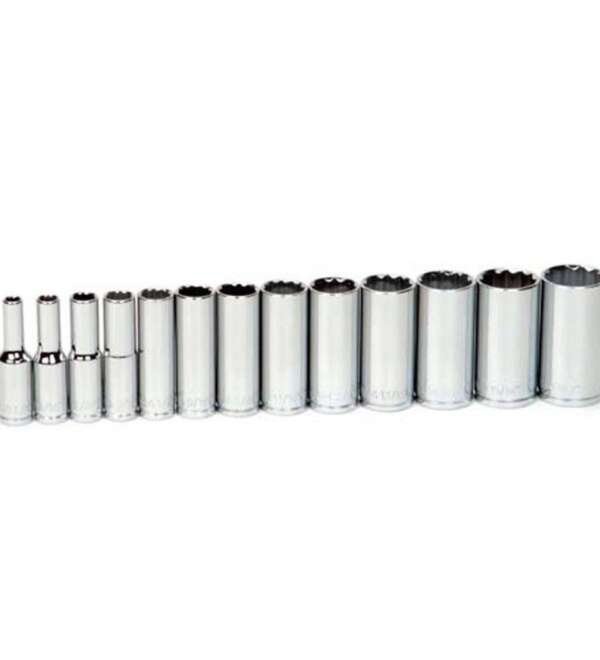 WILLIAMS  |  31936  |  JGO. DADOS LARGOS 12PTAS E-3/8 6-19MM 14PZAS