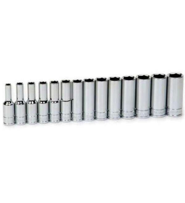 WILLIAMS  |  31945  |  JGO. DADOS HEX LARGOS E-3/8 6-19Mm 14PZAS