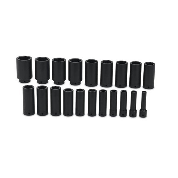 SNAPON  |  320SIM  |  JGO. DE DADOS LARGOS IMPACTO HEX. E-1/2" (3/8"-1 9/16")