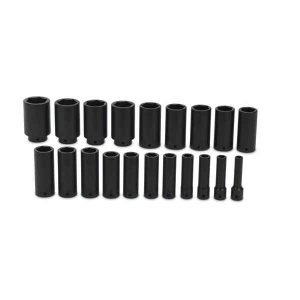 SNAPON  |  325SIMM  |  JGO. DE DADOS LARGOS IMPACTO HEX. E-1/2" (10MM-36MM).