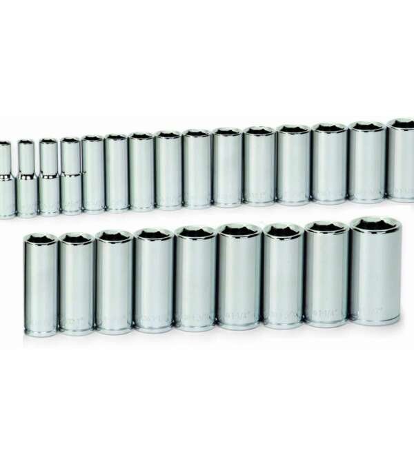 WILLIAMS  |  32945  |  JGO. DADOS HEX LARGOS E-1/2 9-36MM 24PZAS