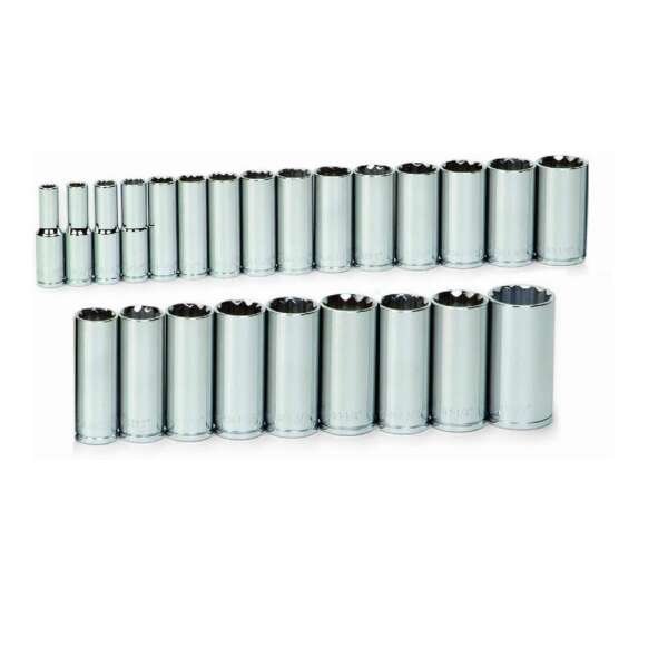 WILLIAMS  |  32949  |  JGO. DADOS LARGOS 12 PUNTAS E-1/2 9-36Mm 24PZAS