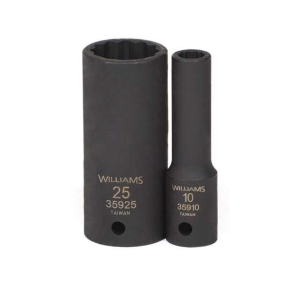 WILLIAMS  |  35925  |  DADO IMPACTO 12 PUNTAS E-1/2" X 25Mm