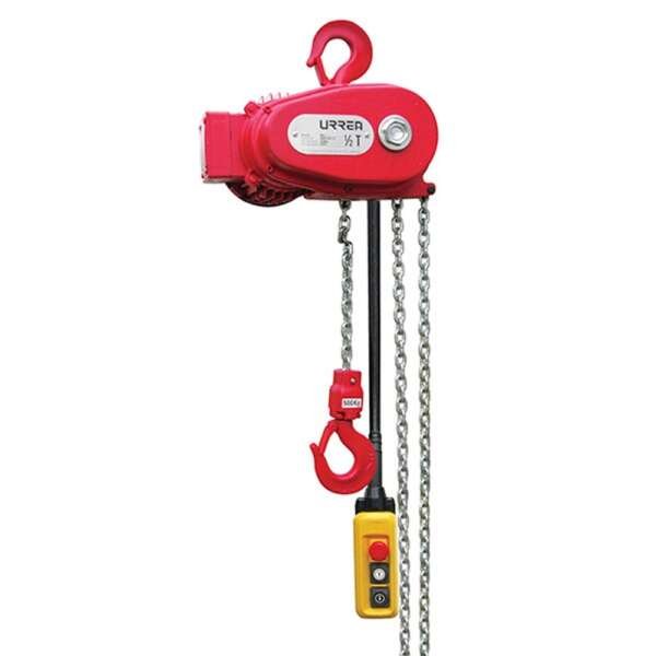URREA  |  45301  |  POLIPASTO ELECTRICO CAP. 1TON CADENA 3 MT 1 RAMAL 1 HP