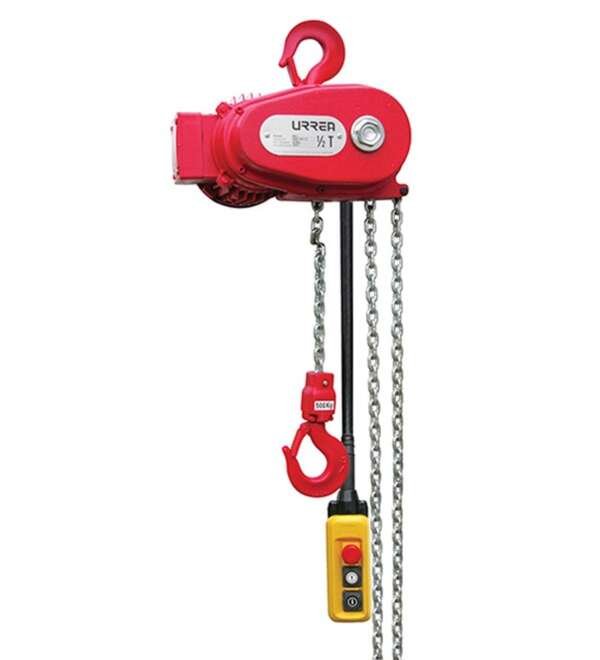 URREA  |  45302  |  POLIPASTO ELECTRICO CAP. 2TON CADENA 3 MT 1 RAMAL 2 HP