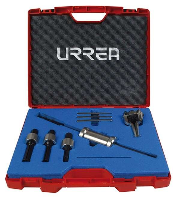 URREA  |  4702  |  JGO. EXTRACTORES INTERIORES/EXTERIORES RANGO INT. 25-100 MM RANGO EXT. 0-75MM 8 PZAS