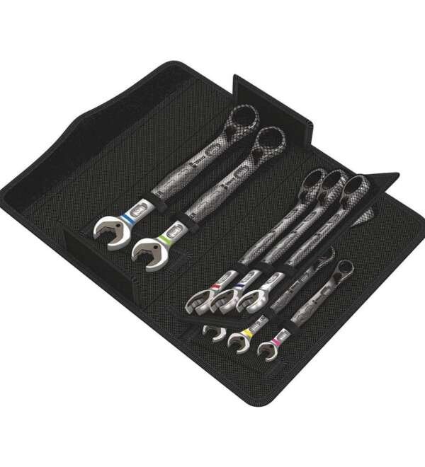 WERA  |  5020091001  |  JGO LLAVES COMINADAS CON MATRACA 8-19MM 11PZAS