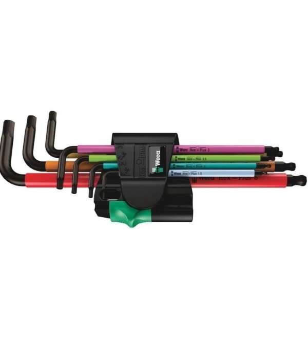 WERA  |  5022534001  |  JGO LLAVES ALLEN MULTICOLOR MAGNETICAS 1.5-6.0MM 7PZAS