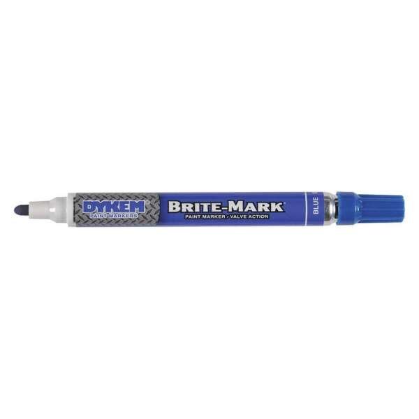 PRECISION BRAND  |  50400  |  MARCADOR AZUL MEDIO BRITE-MARK (PAQUETE DE 12) DYKEM