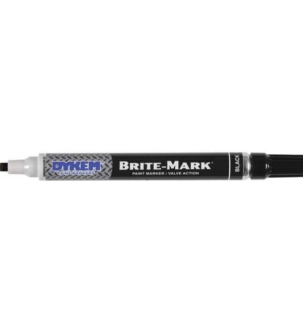 PRECISION BRAND  |  50405  |  MARCADOR NEGRO MEDIO BRITE-MARK (PAQUETE DE 12) DYKEM