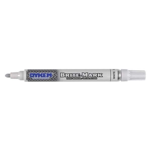 PRECISION BRAND  |  50410  |  MARCADOR BLANCO MEDIO BRITE-MARK (PAQUETE DE 12) DYKEM
