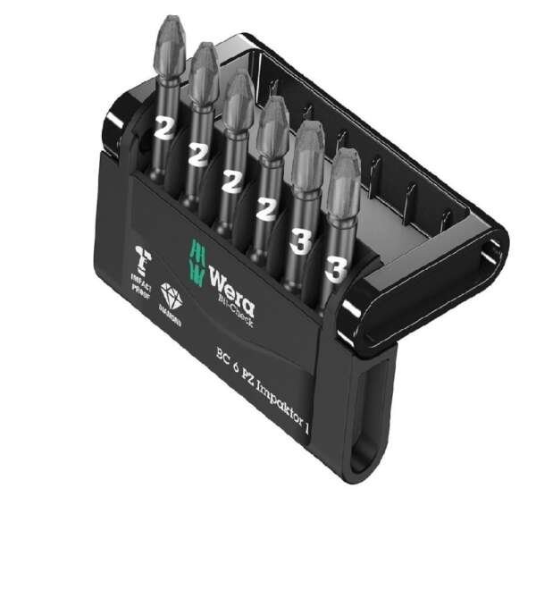 WERA  |  5057692001  |  JGO PUNTAS IMPAKTOR POZIDRIZ 4x PZ 2X50, 2X PZ 3X50 6PZAS