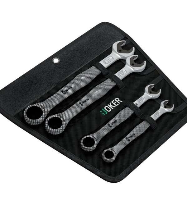 WERA  |  5073290001  |  JGO LLAVES COMBINADAS CON MATRACA 10-19mm