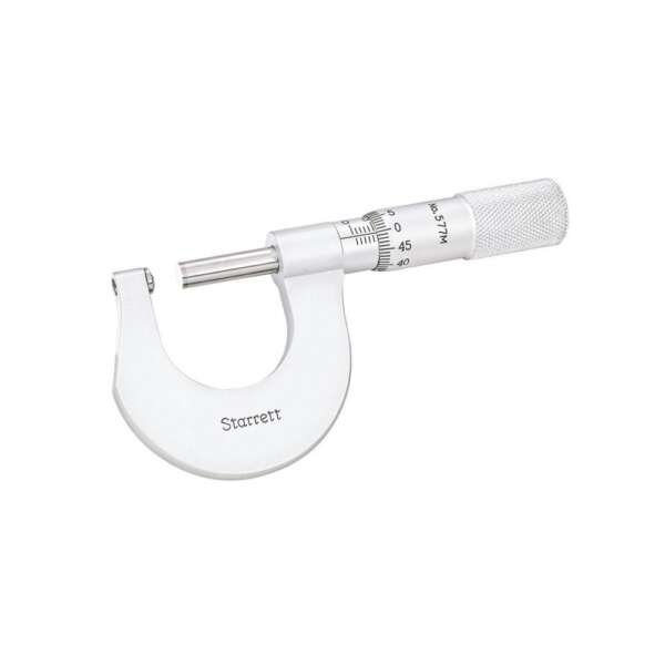 STARRETT  |  577XP  |  MICROMETRO EXTERIOR ANALOGO CON PUNTA ESFERICA 0-1"