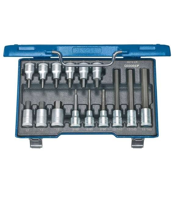 GEDORE  |  6129360  |  JGO DADOS ALLEN MM SA17 CORTOS/LARGOS