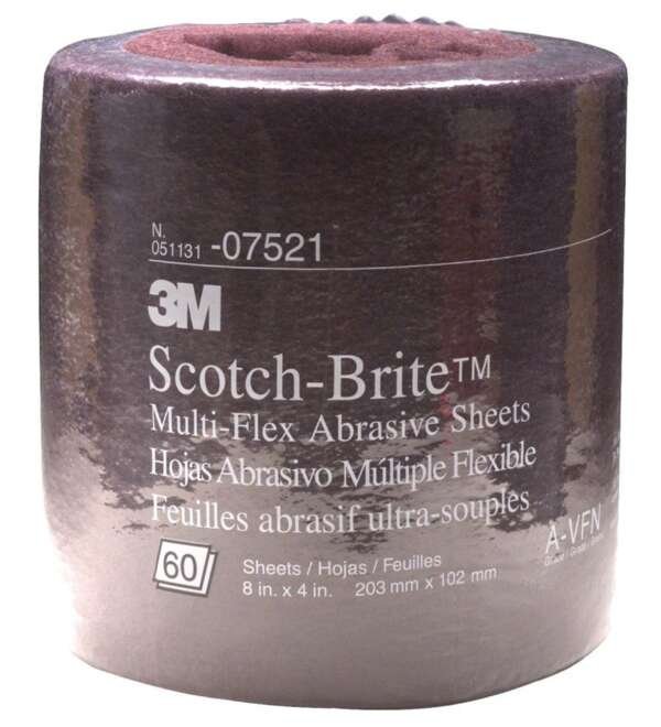 3M  |  61500129244  |  ROLLO FIBRA MARRON 115 X 10MTS INOX YO/ACERO