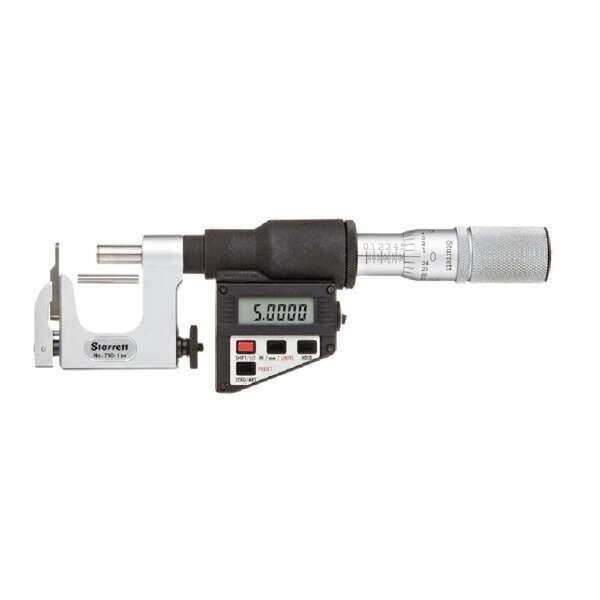 STARRETT  |  790MEAFL-25  |  MICROMETRO EXTERIOR DIGITAL MULTI-ANVIL 0-25MM