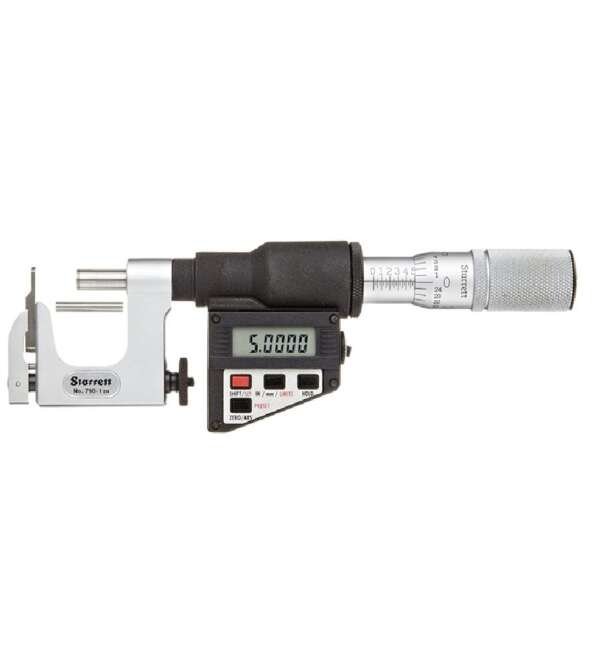 STARRETT  |  790MEAFL-25  |  MICROMETRO EXTERIOR DIGITAL MULTI-ANVIL 0-25MM