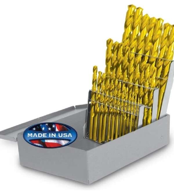 ROCKY MOUNTAIN  |  95090843  |   SET BROCAS 1/16" to 1/2" TITANIUM 29 PZS