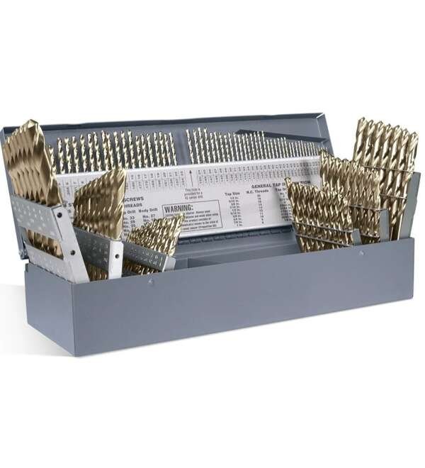 ROCKY MOUNTAIN  |  95090874  |   SET BROCAS 1/16" to 1/2" & A-Z & #1-#60 COBALTO 115 PZS