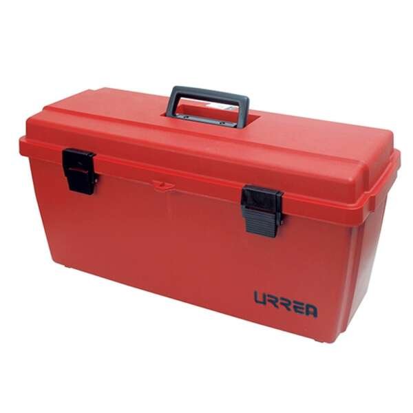 URREA  |  9902  |  CAJA PORTAHERRAMIENTAS PLASTICA BROCHES PLASTICOS C/CHAROLA 23" X 11 -3/8" X 10 -1/2"