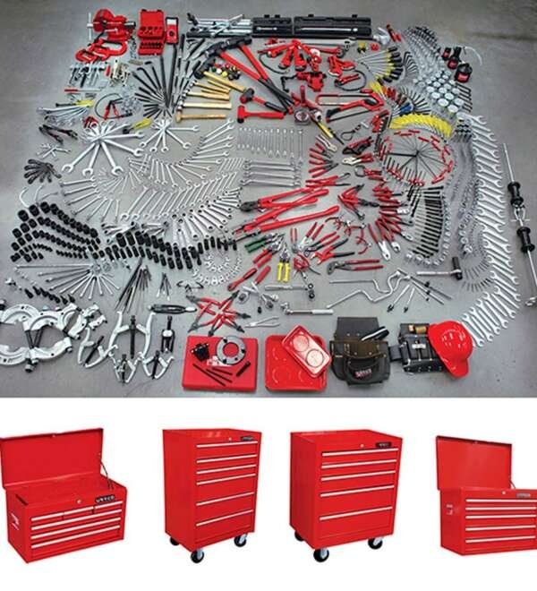 URREA  |  99820  |  JGO. MAESTRO INDUSTRIAL COMBINADO 944 PZAS C/GABINETES 9996XP,9957XP,9993XP Y 9994XP