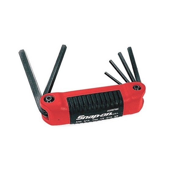 SNAPON  |  AWEF6K  |  JUEGO PLEGABLES DE LLAVES ALLEN T/NAVAJ DE 5/32 A 3/8
