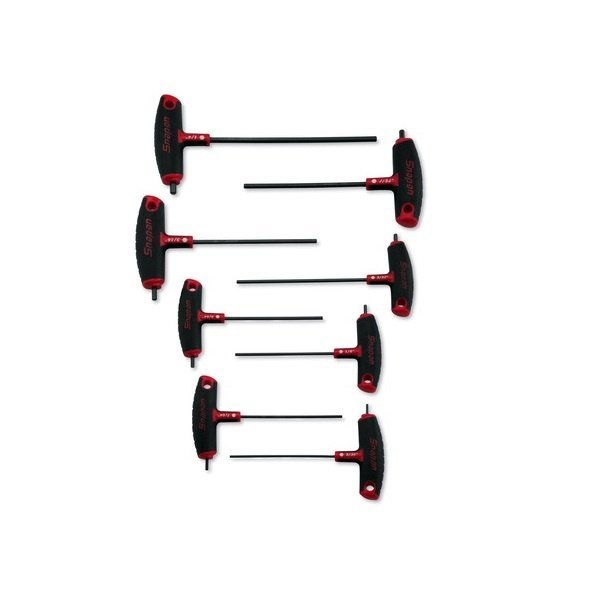 SNAPON  |  AWSG800  |  JGO. DE LLAVES ALLEN EN "T" DE 3/32" A 1/4"