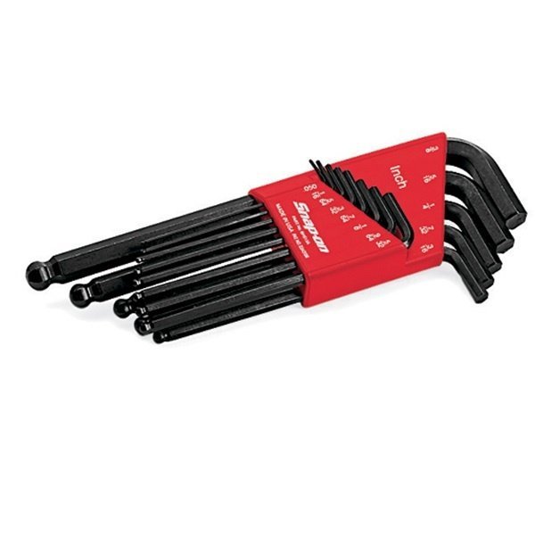 SNAPON  |  BHS13A  |  JUEGO DE LLAVES HEXAGONALES DE BOLA SAE EN FORMA DE "L" DE 13 PIEZAS