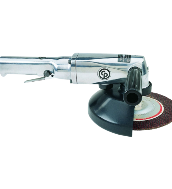 CHICAGO  |  CP857  |  ESMERILADORA ANGULAR NEUMATICA 7" 7,500RPM 1.3HP EJE 5/8-11