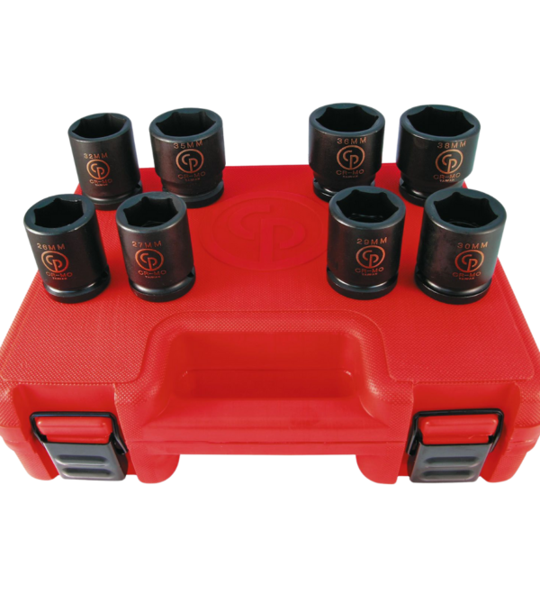 CHICAGO  |  SS618  |  JGO DADOS DE IMPACTO E-3/4" 26 A 38MM 8 PZAS