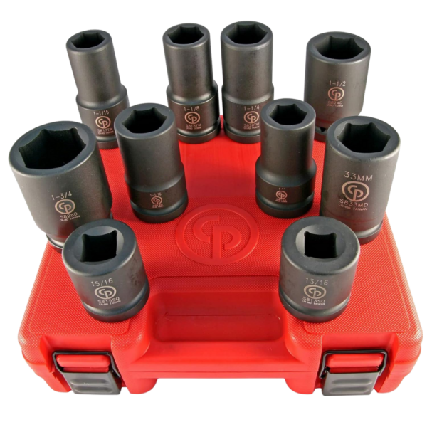 CHICAGO  |  SS8210HDW  |  JGO DADOS IMP REP DE RUEDAS E-1" STD Y MM 10 PZAS