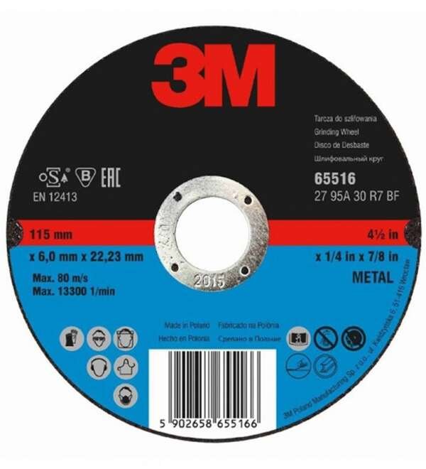 3M  |  DC272930009  |  DISCO DE CORTE PARA METAL 4-1/2 AZUL
