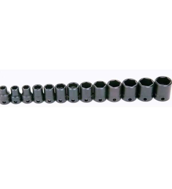 WILLIAMS  |  MS-2-13H  |  JGO. DADOS HEX IMP E-3/8" 7-19MM 13PZAS