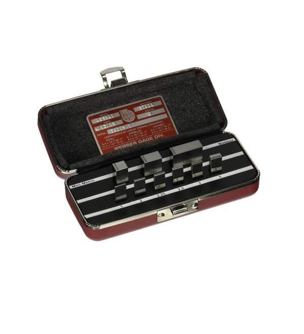 STARRETT  |  RS9.MA1  |  SET BLOCK PATRON RECTANGULAR DE ACERO 9 PZAS