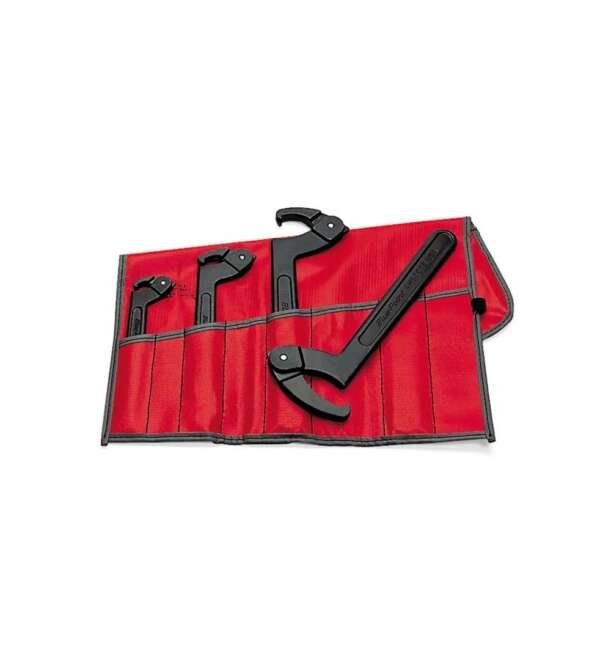 SNAPON  |  304AHSKA  |  JUEGO DE LLAVES DE GANCHO AJUSTABLE (INCLUYE: AHS300C, AHS301C, AHS304C, AHS307C)