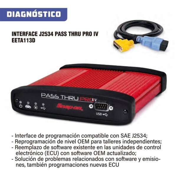 SNAPON  |  EETA113D  |  INTERFACE J2534 PASS THRU PRO IV - Image 2