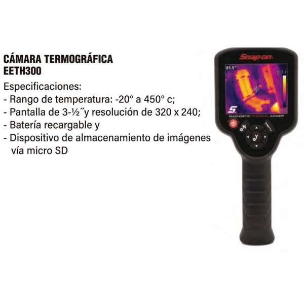 SNAPON  |  EETH300  |  CAMARA TERMOGRAFICA - Image 2