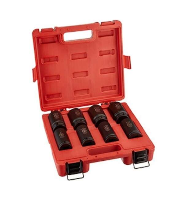 CHICAGO  |  SS6008D  |  JGO DADOS DE IMPACTO LARGOS E-3/4" 1" A 1 -1/2" 8 PZAS
