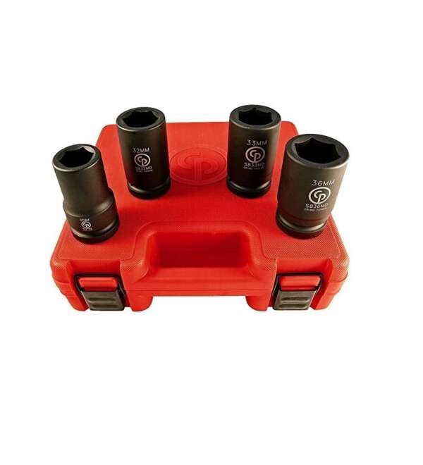 CHICAGO  |  SS814D  |  JGO DADOS DE IMPACTO LARGOS E-1" 27 A 36MM 4 PZAS