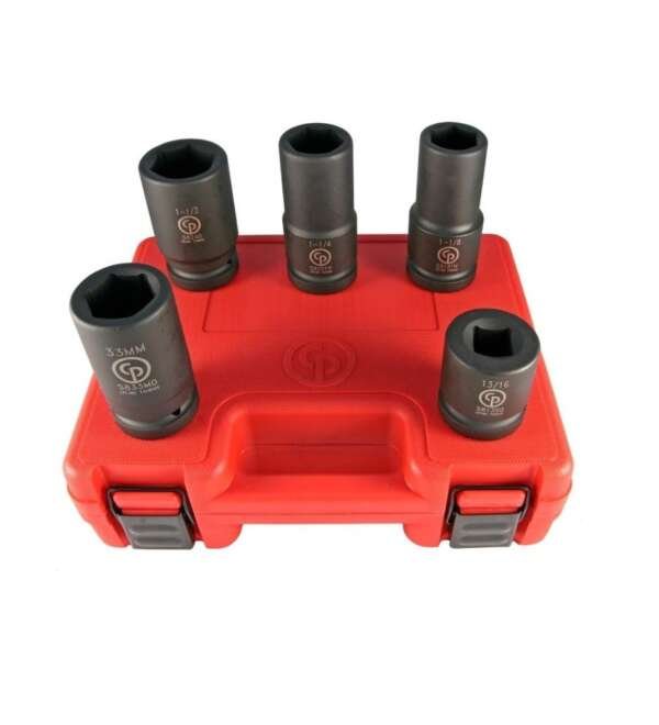 CHICAGO  |  SS8205WS  |  JGO DADOS IMP REP DE RUEDAS E-1" STD Y MM 5 PZAS