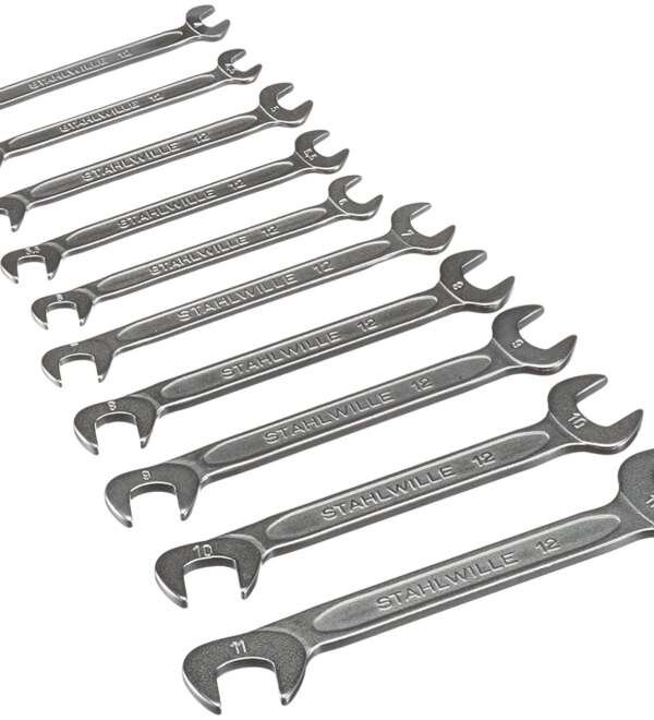 STAHLWILLE  |  96400653  |  JUEGO DE LLAVES MINIS 2 BOCAS MM 4; 4,5; 5; 5,5; 6; 7; 8; 9; 10; 11 MOD 10 PZS