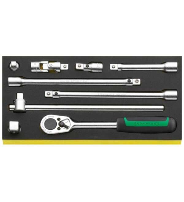 STAHLWILLE  |  96838175  |  JUEGO MATRACA/EXTENCION 1/2" - 6 PIEZAS
