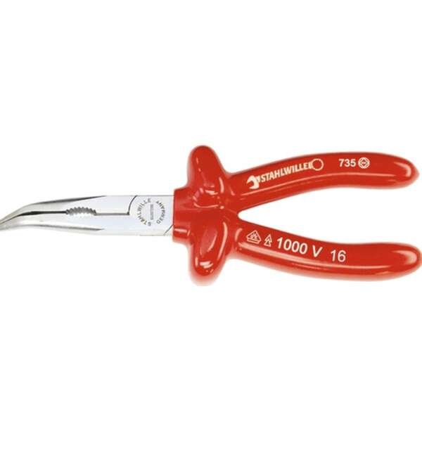 STAHLWILLE  |  65307200  |  PINZA CURVA 45 GRADOS VDE PLAN REDONDA Y LARGO AISLADA 200MM